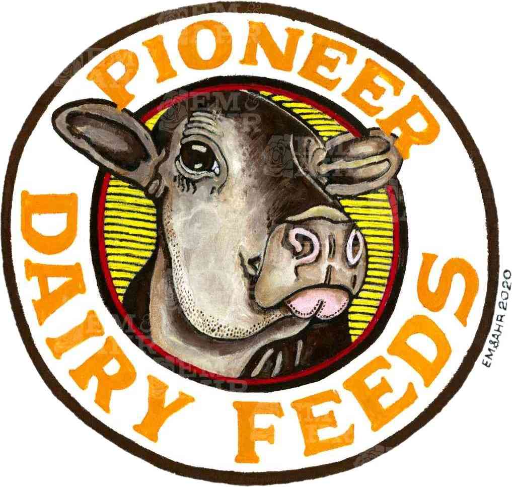 Cow T-Shirt | Art painted by Em and Ahr