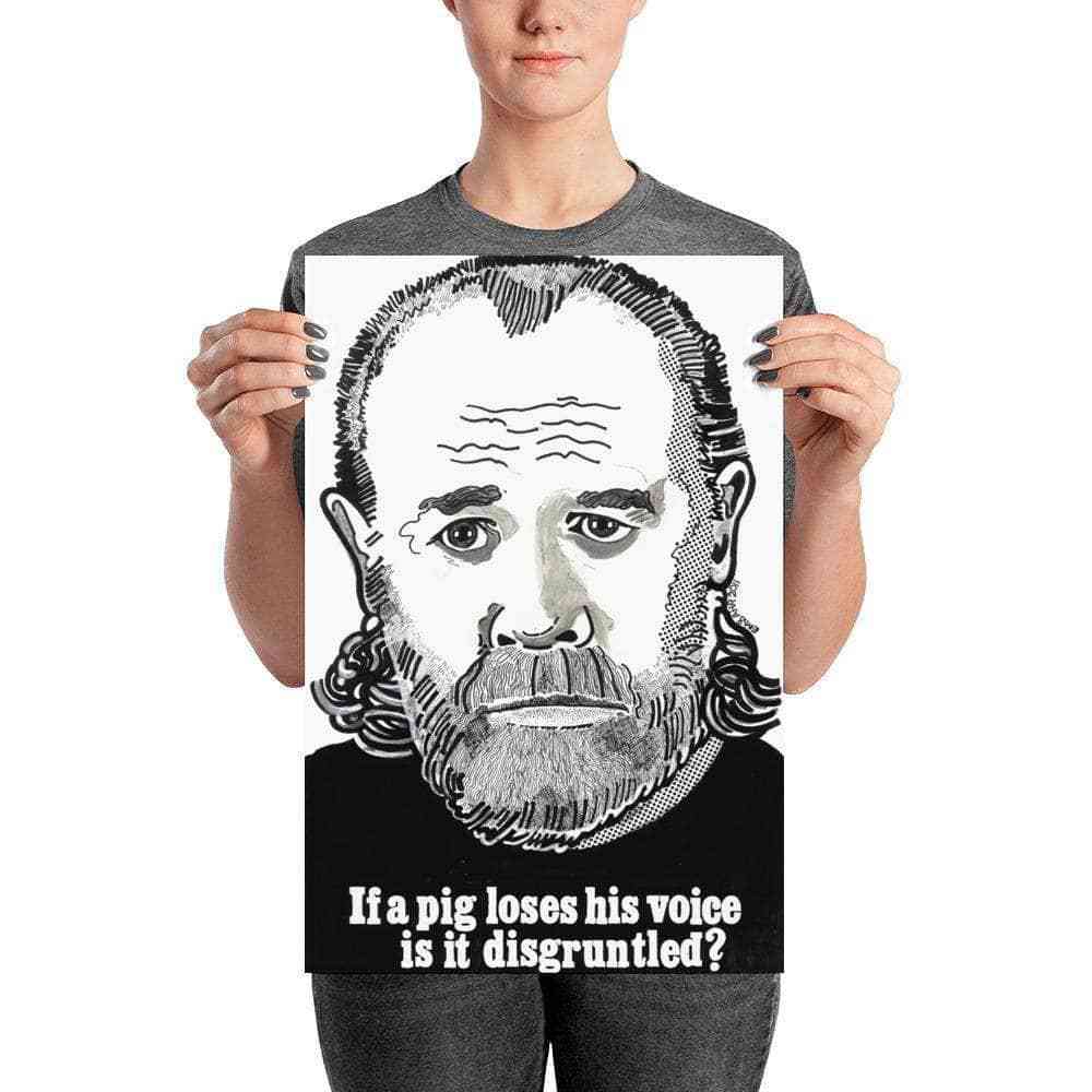 George Carlin Art | Art painted by Em and Ahr