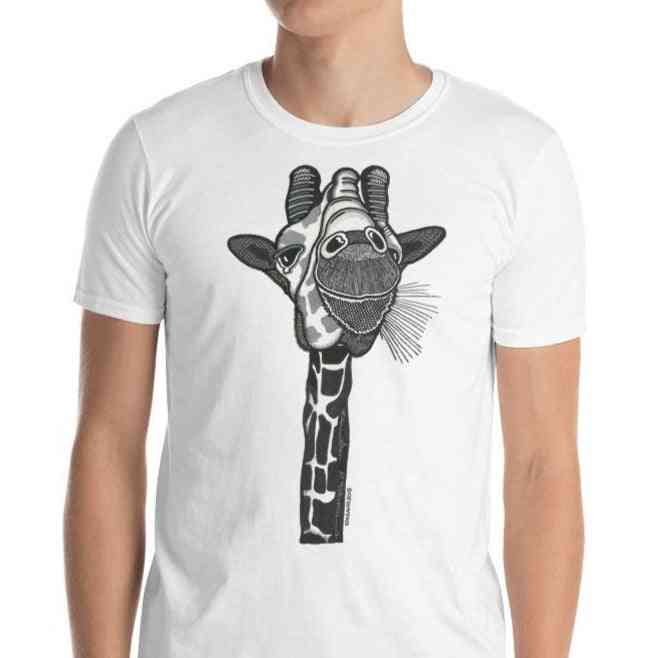 Giraffe T-Shirt | Art painted by Em and Ahr