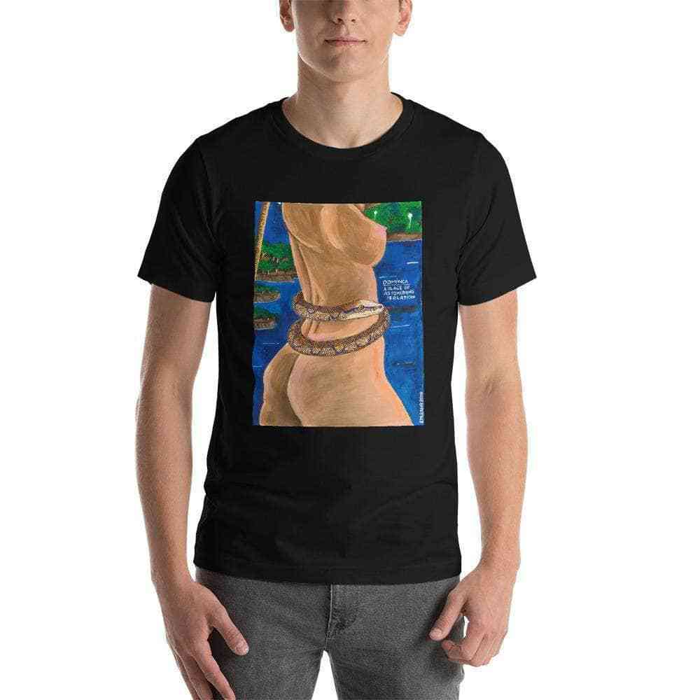 Girl With Snake T-Shirt | Art painted by Em and Ahr