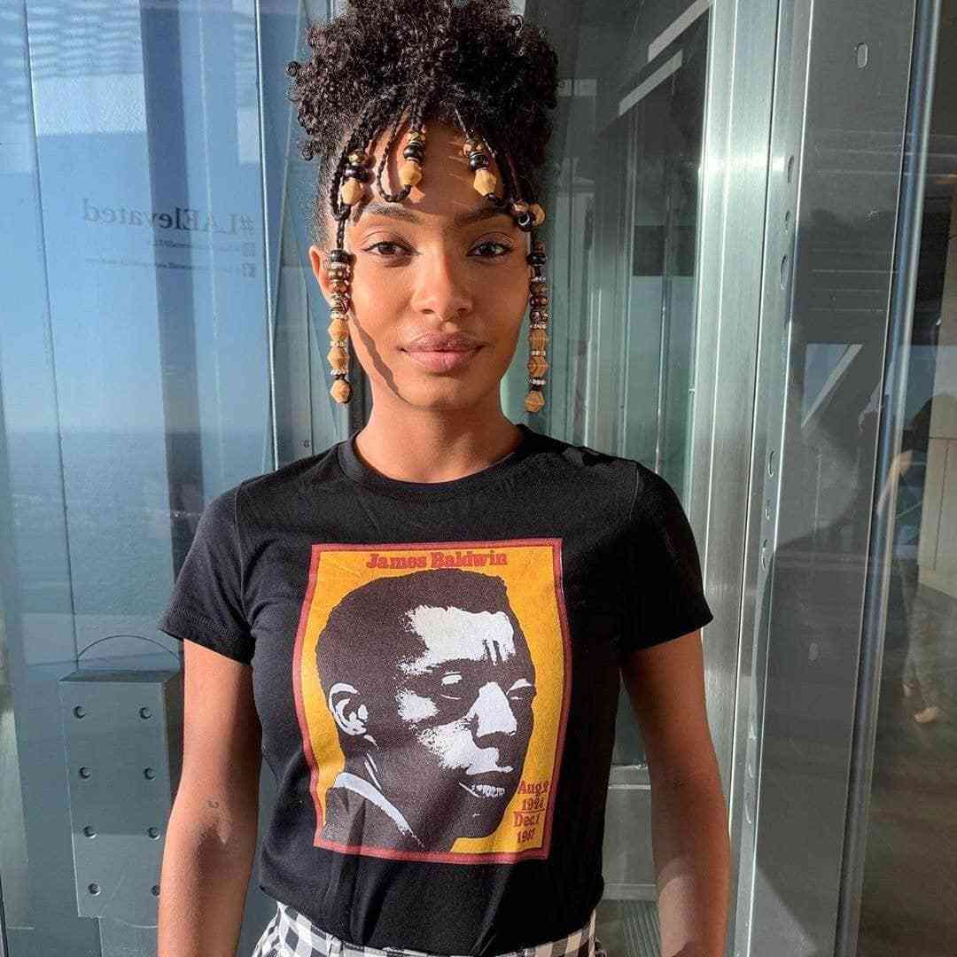 James Baldwin T-Shirt | Art painted by Em and Ahr