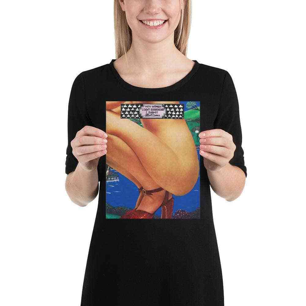 Woman Squatting Art | Art painted by Em and Ahr