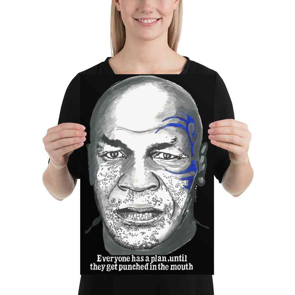 Mike Tyson Art | Art painted by Em and Ahr