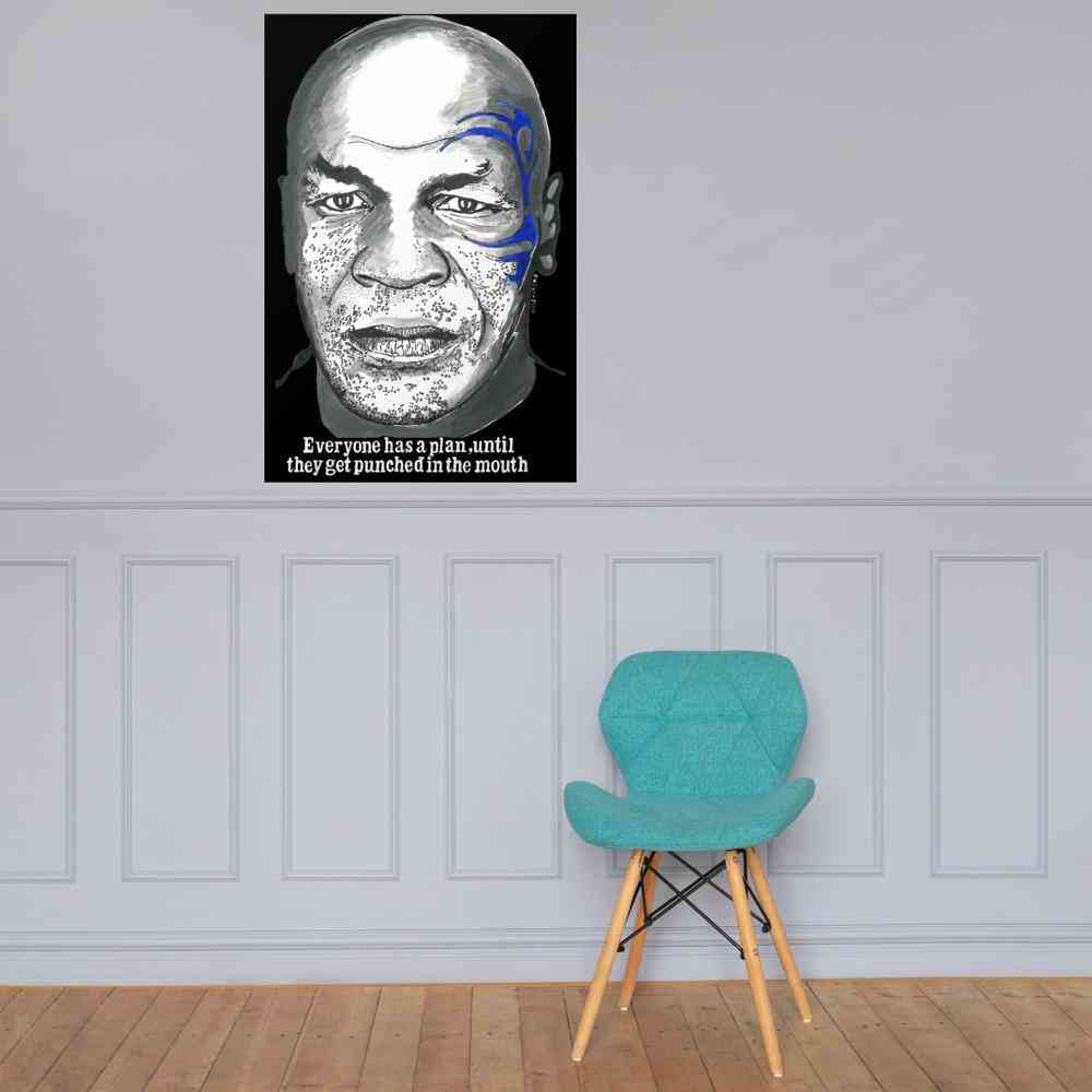 Mike Tyson Art | Art painted by Em and Ahr