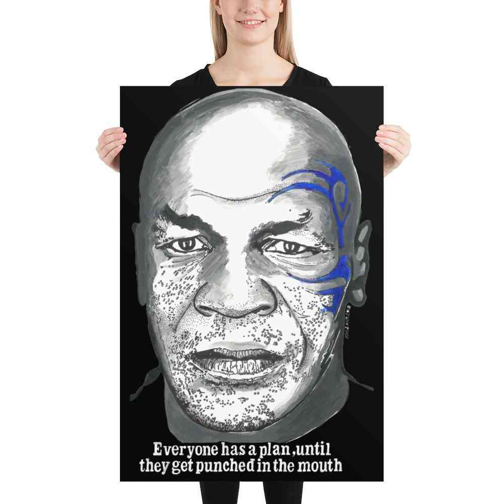 Mike Tyson Art | Art painted by Em and Ahr