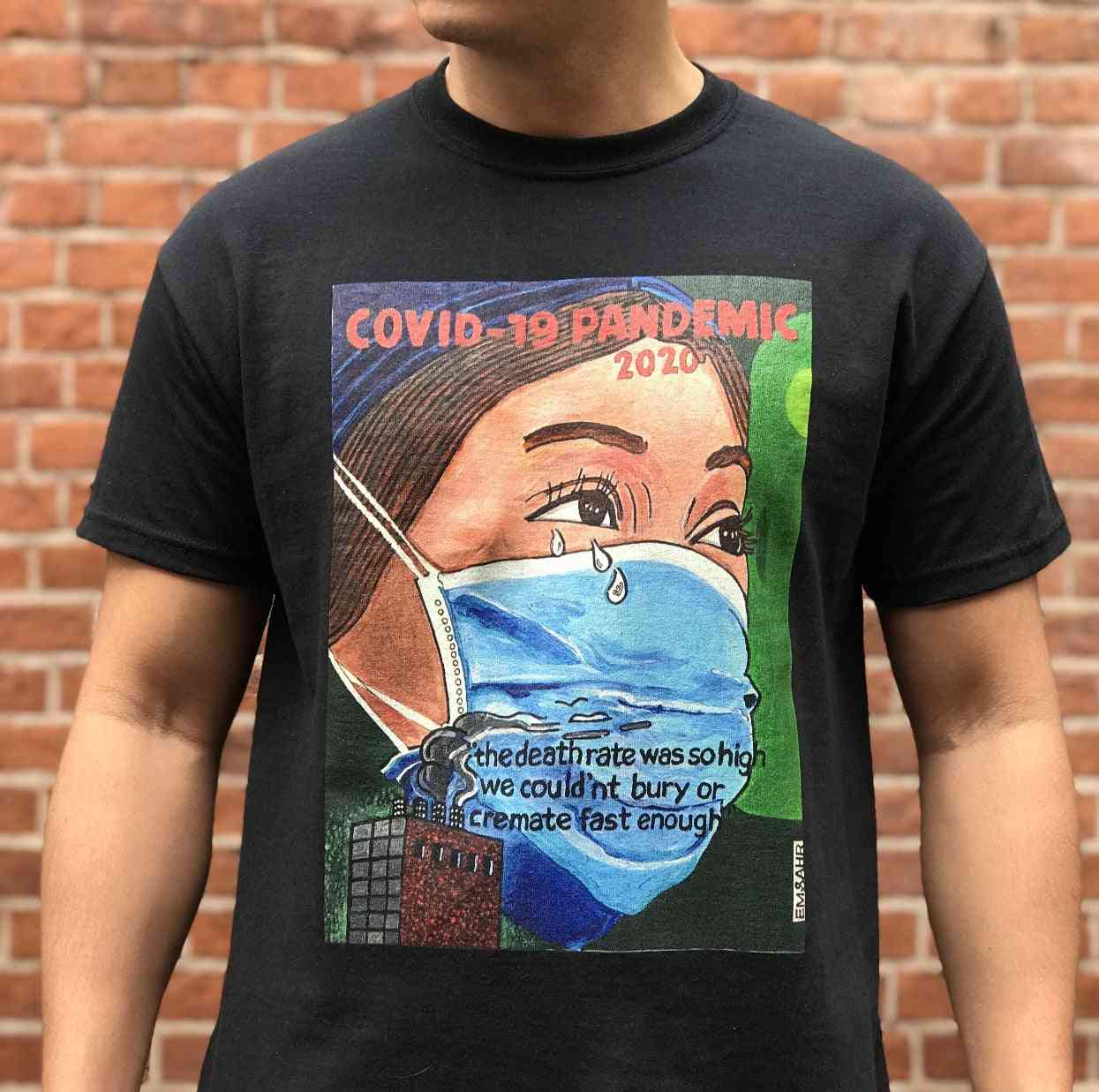 Pandemic T-Shirt | Art painted by Em and Ahr