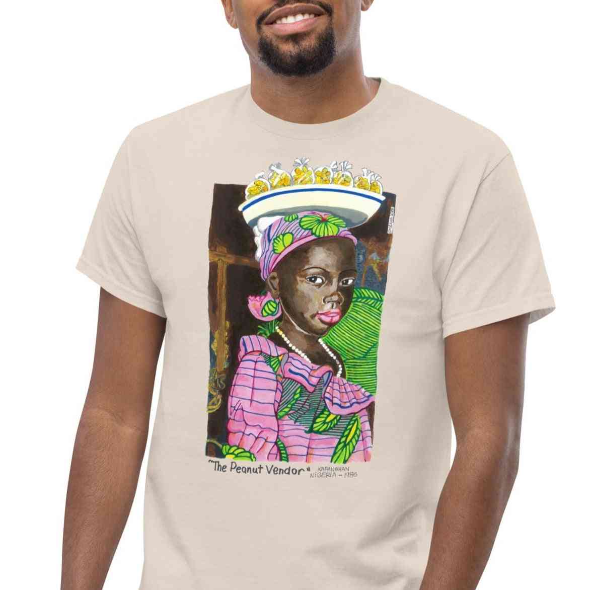 Peanut Vendor T-Shirt | Art painted by Em and Ahr
