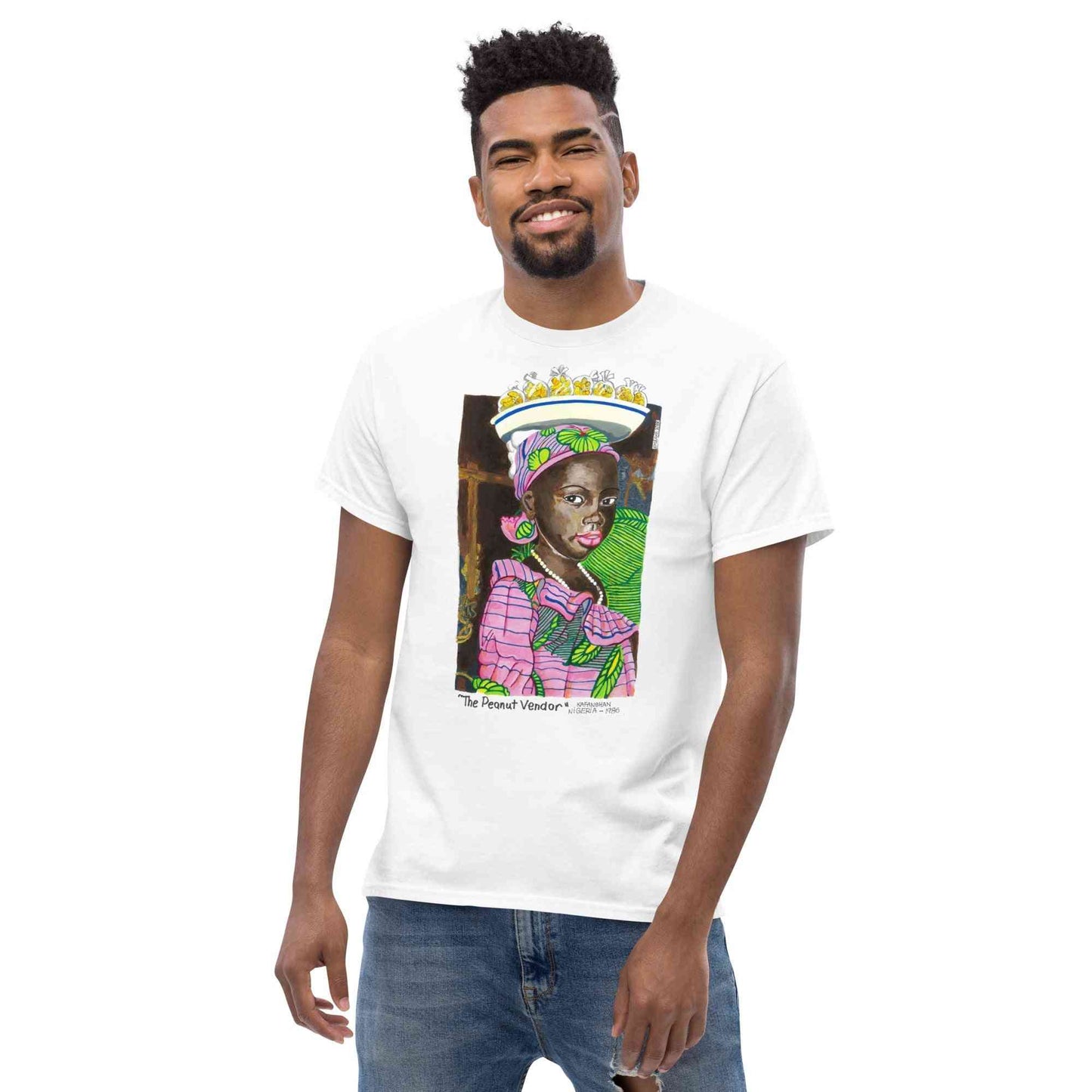 Peanut Vendor T-Shirt | Art painted by Em and Ahr
