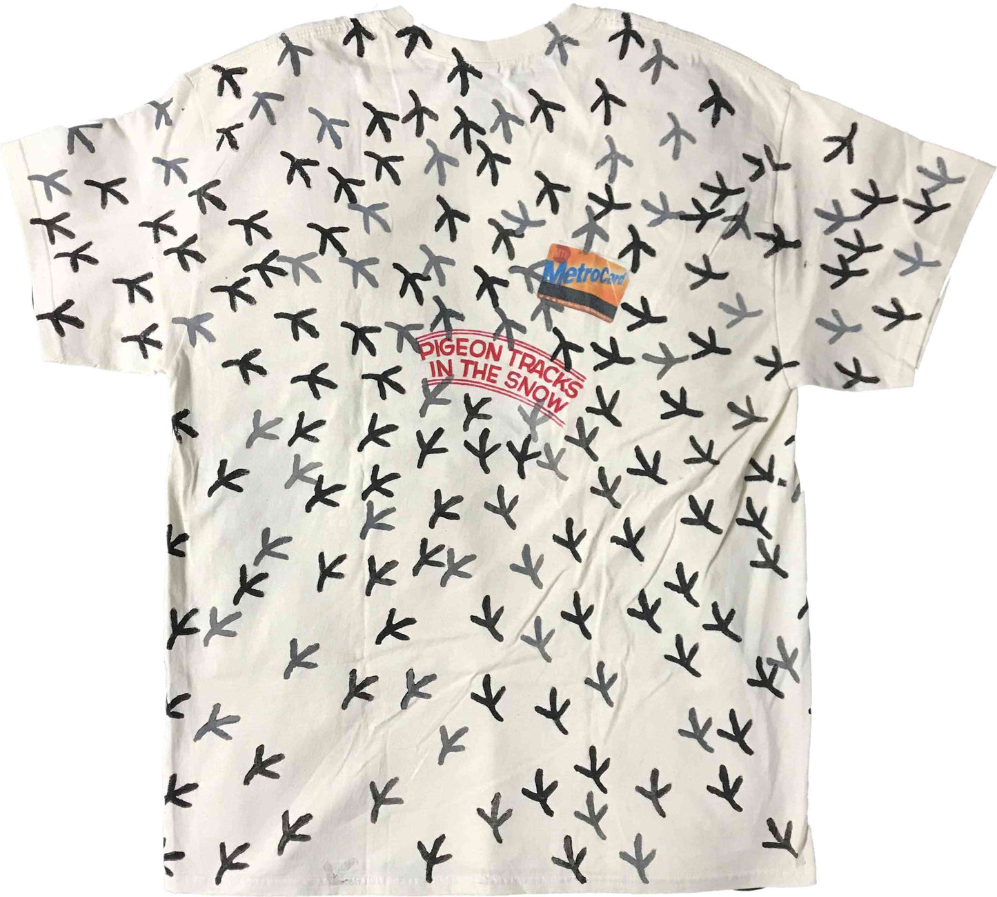 Pigeon Tracks T-Shirt | Art painted by Em and Ahr