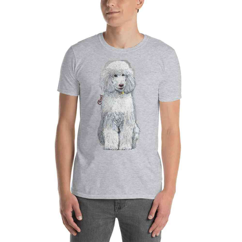 Poodle T-Shirt | Art painted by Em and Ahr