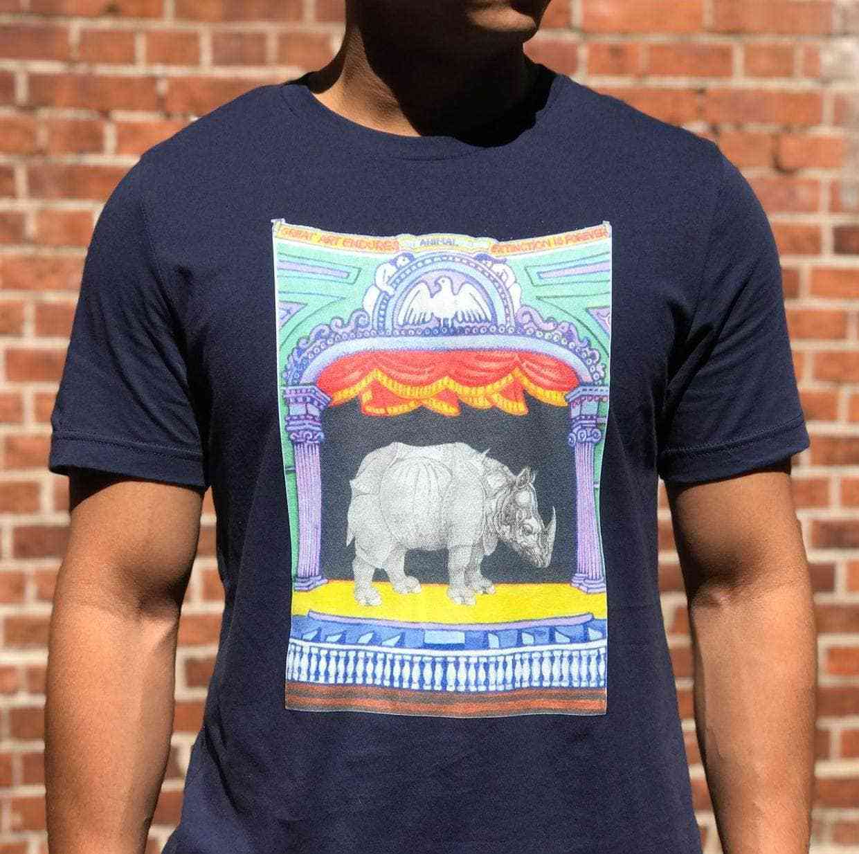 Rhino T-Shirt | Art painted by Em and Ahr