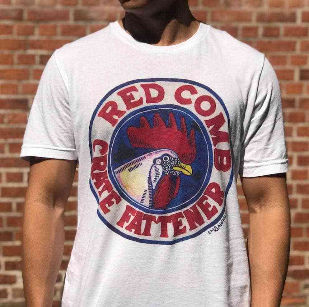Rooster T-Shirt | Art painted by Em and Ahr