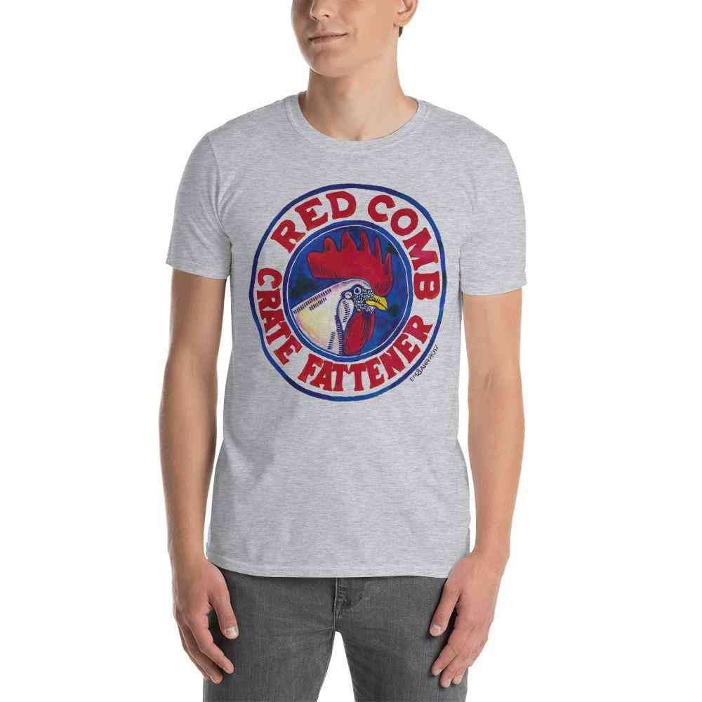 Rooster T-Shirt | Art painted by Em and Ahr