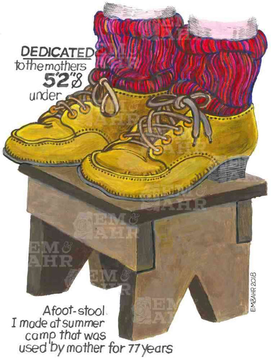 Mother's Stool | Art painted by Em and Ahr