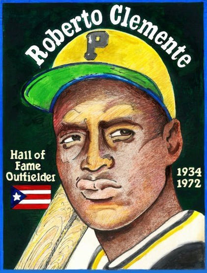 Roberto Clemente Art - Em & Ahr