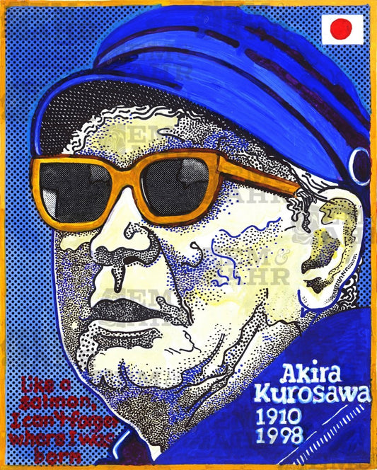 Akira Kurosawa T-Shirt | Art painted by Em and Ahr