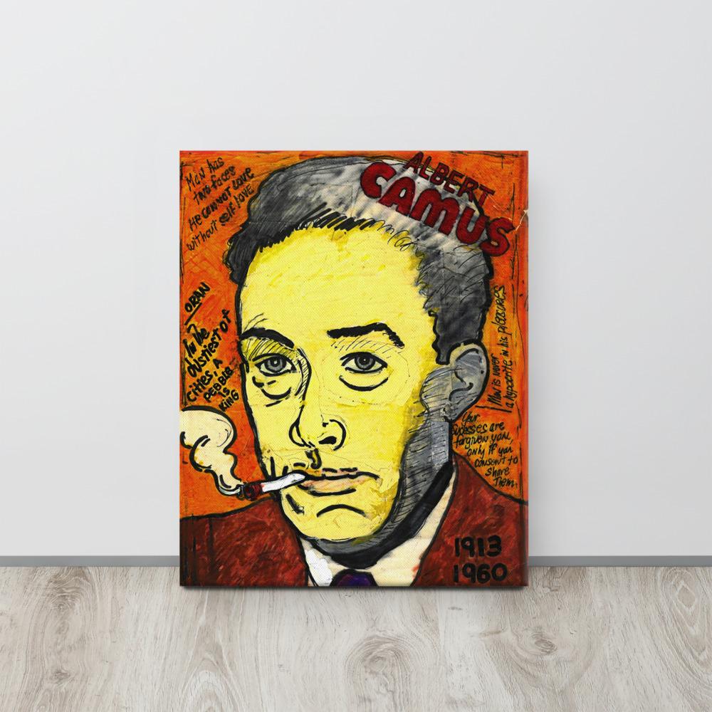 Albert Camus Art | Art painted by Em and Ahr