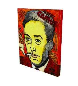 Albert Camus Art | Art painted by Em and Ahr