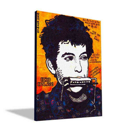 Bob Dylan Art | Art painted by Em and Ahr