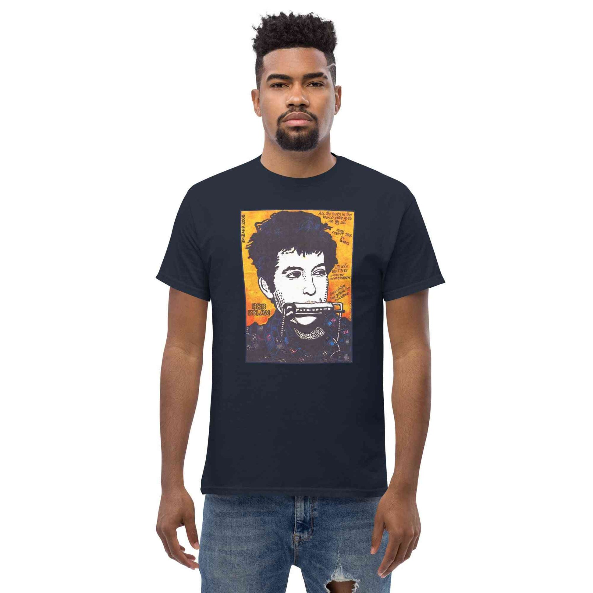 Bob Dylan T-Shirt | Portrait Painting - Em & Ahr