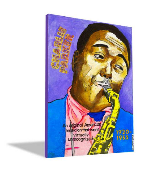 Charlie Parker Art | Art painted by Em and Ahr