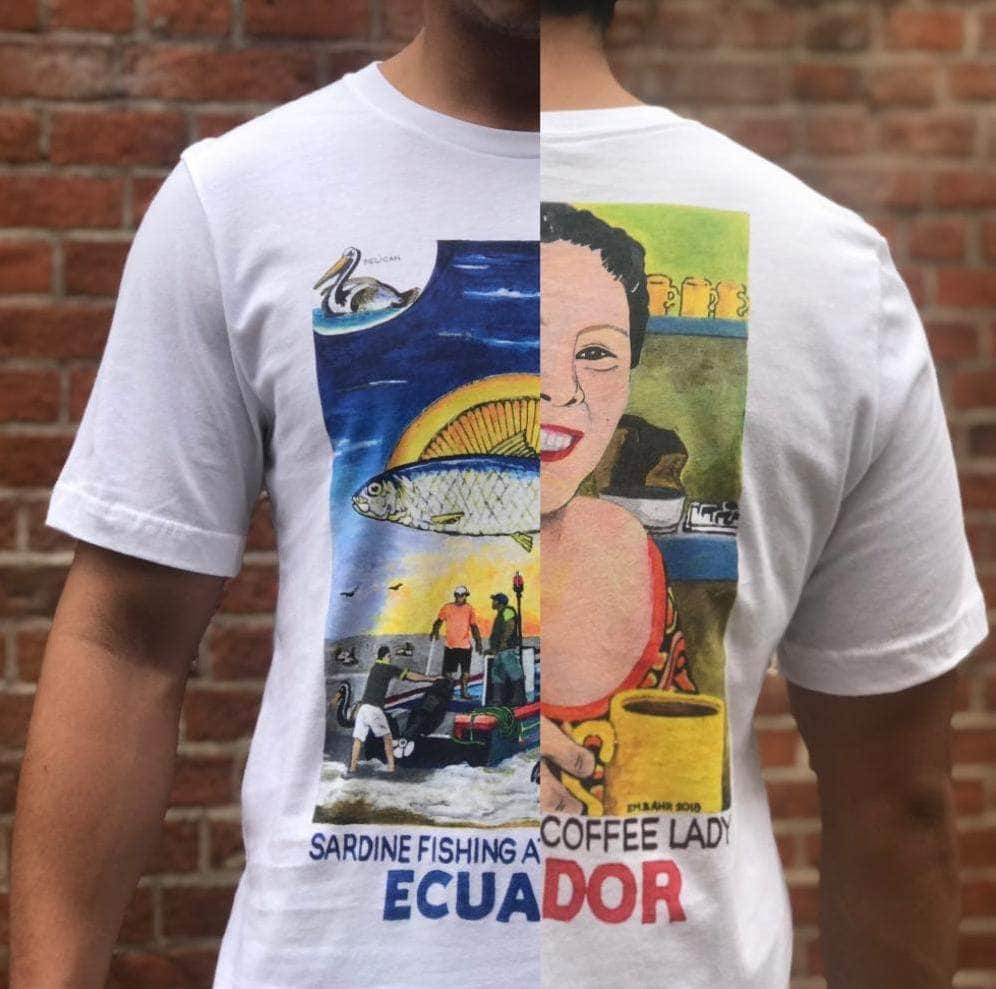 Ecuador T-Shirt | Art painted by Em and Ahr
