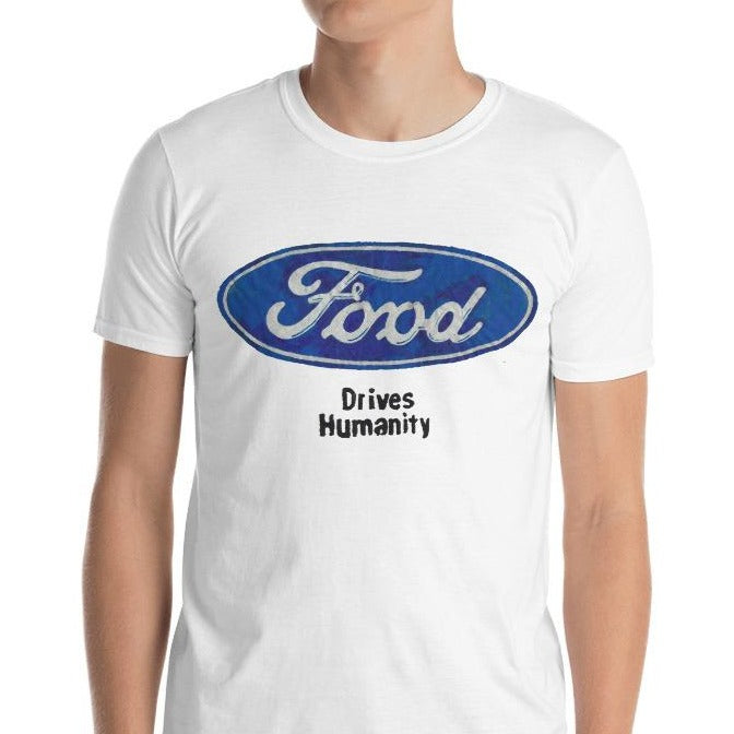 Food Drives Humanity T-Shirt | Art painted by Em and Ahr