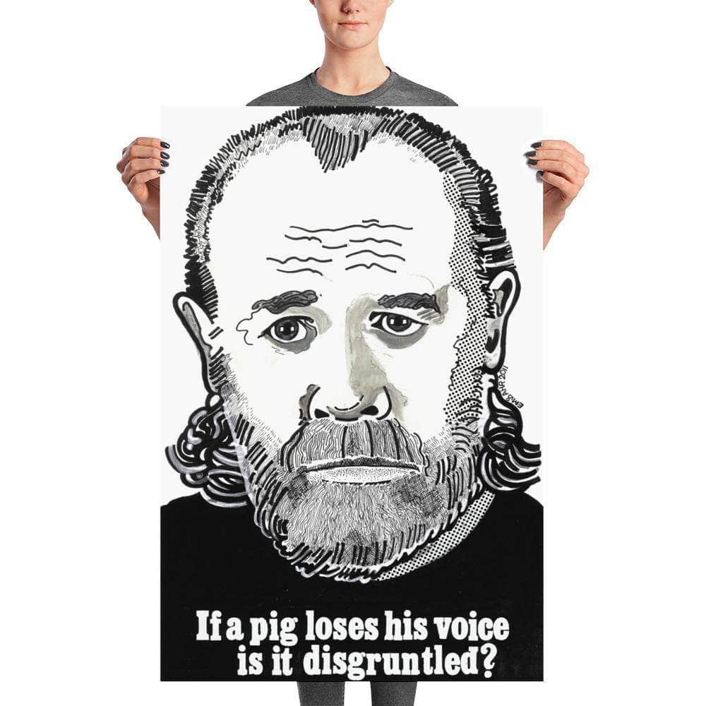 George Carlin Art | Art painted by Em and Ahr