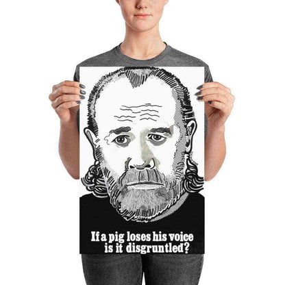 George Carlin Art | Art painted by Em and Ahr