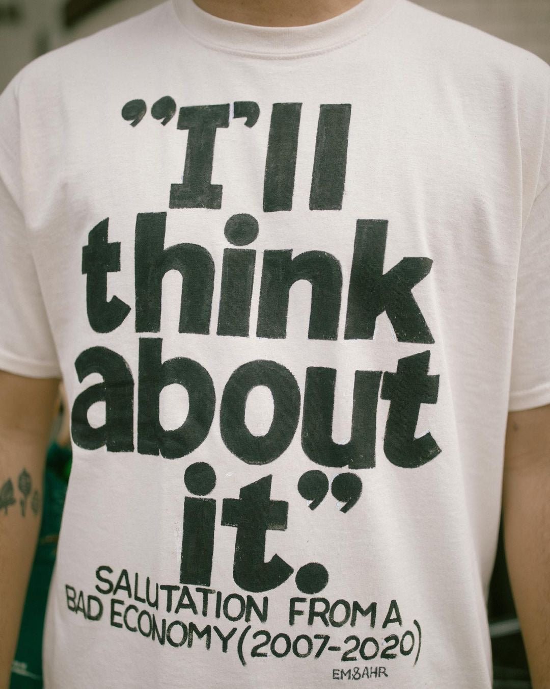 I&rsquo;ll think about it T-Shirt | Art painted by Em and Ahr