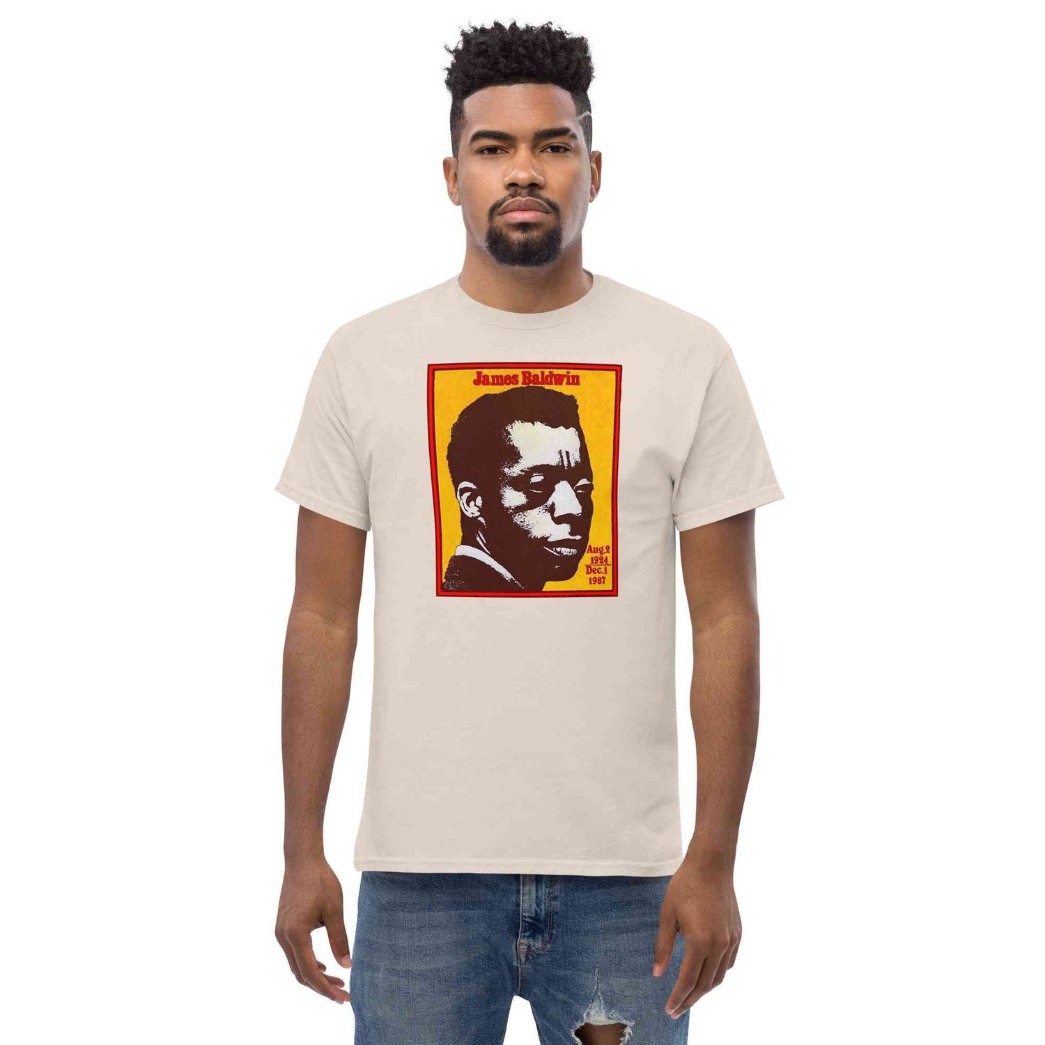James Baldwin T-Shirt | Portrait Painting - Em & Ahr