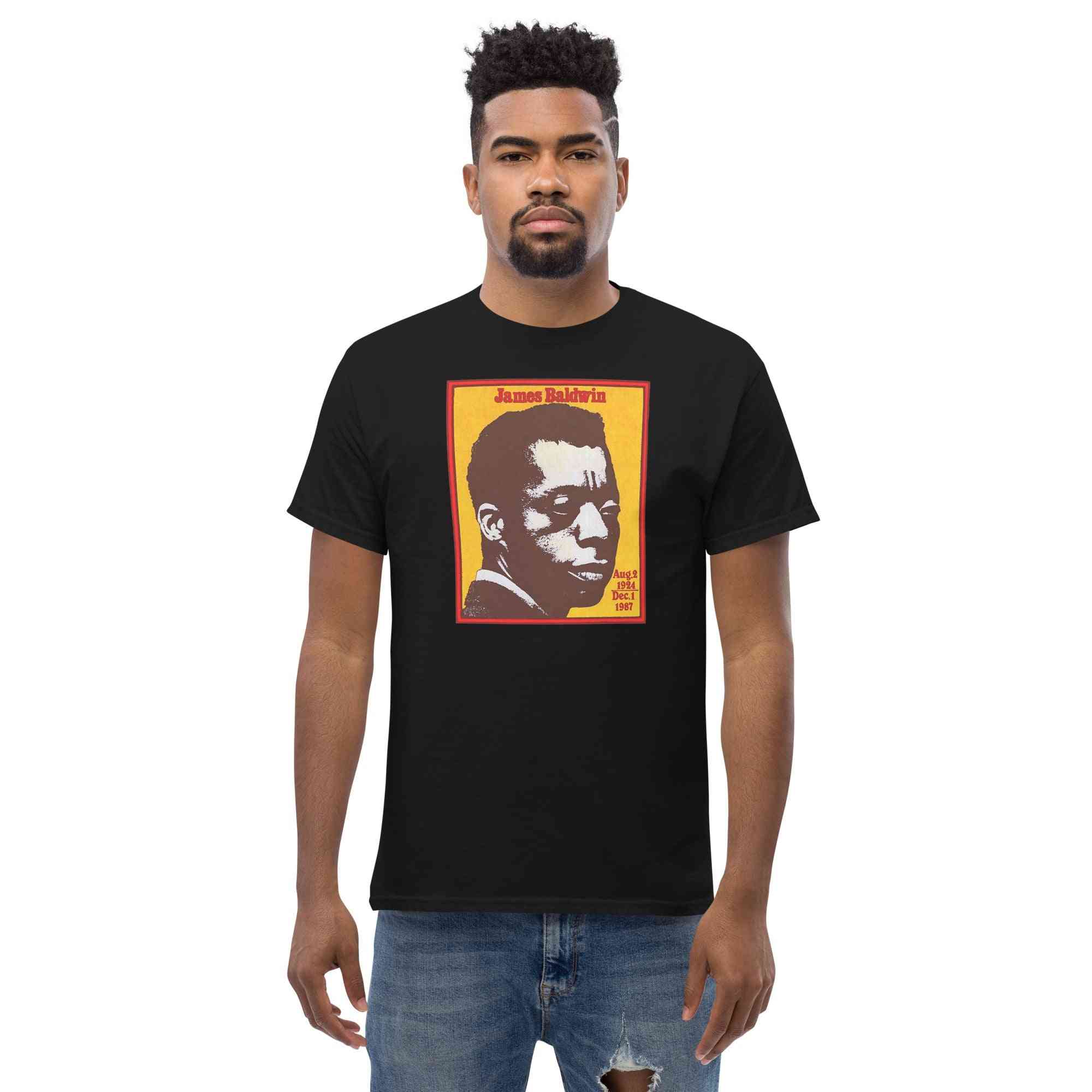 James Baldwin T-Shirt | Portrait Painting - Em & Ahr