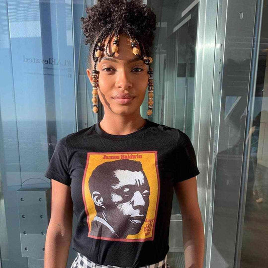 James Baldwin T-Shirt | Art painted by Em and Ahr
