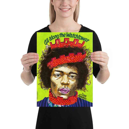 Jimi Hendrix Art | Art painted by Em and Ahr