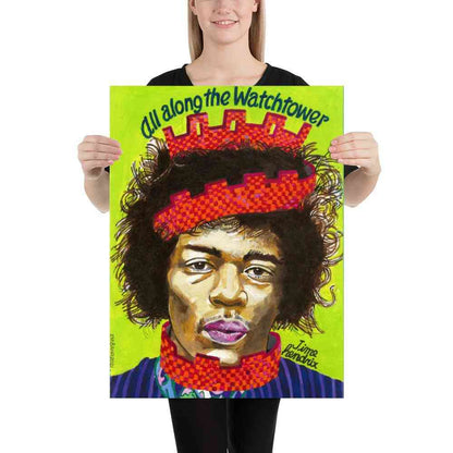 Jimi Hendrix Art | Art painted by Em and Ahr