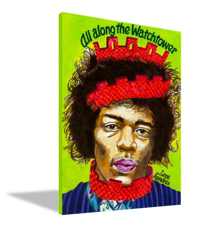 Jimi Hendrix Art | Art painted by Em and Ahr