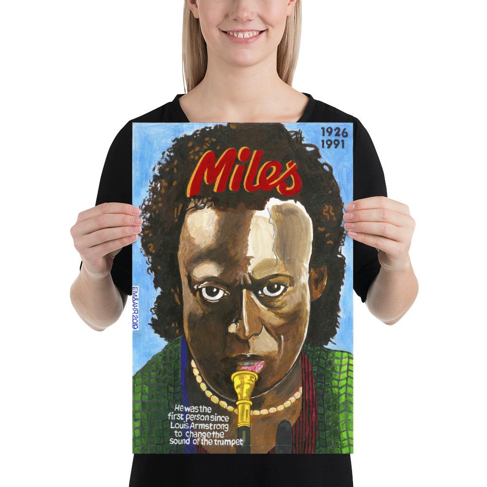 Miles Davis Art | Art painted by Em and Ahr