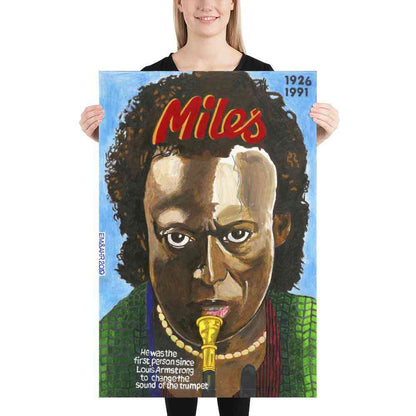 Miles Davis Art | Art painted by Em and Ahr