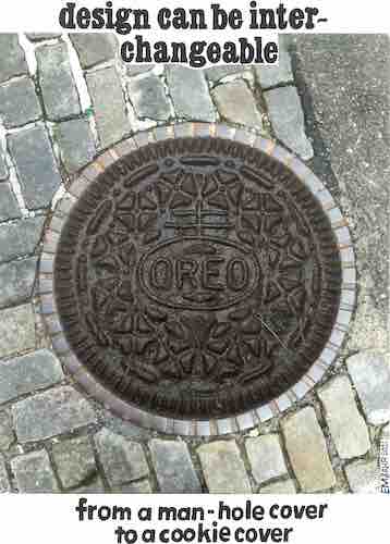 Oreo Manhole T-Shirt - Em & Ahr