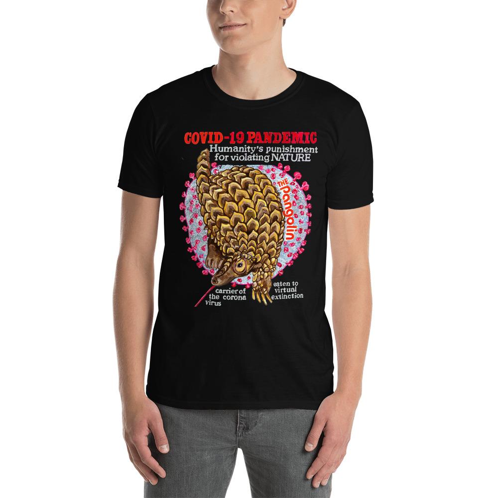 Pangolin T-Shirt | Art painted by Em and Ahr