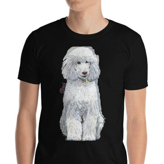 Poodle T-Shirt | Art painted by Em and Ahr