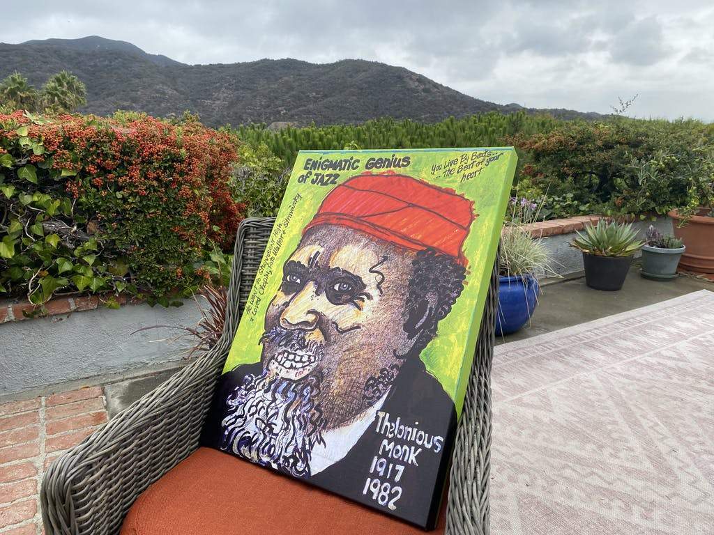 Thelonious Monk Art | Art painted by Em and Ahr
