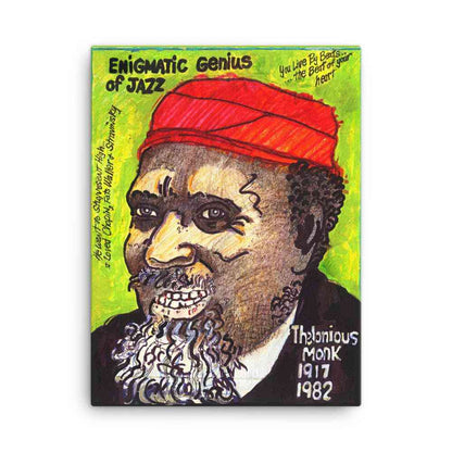 Thelonious Monk Art | Art painted by Em and Ahr