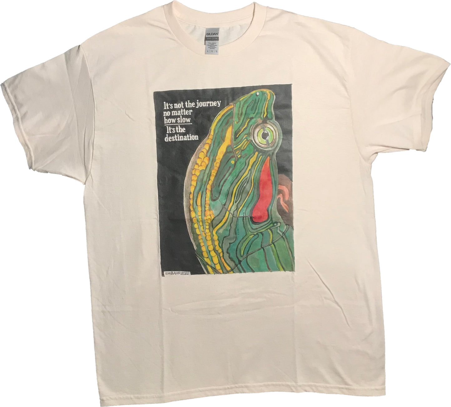 Turtle T-Shirt | Art painted by Em and Ahr